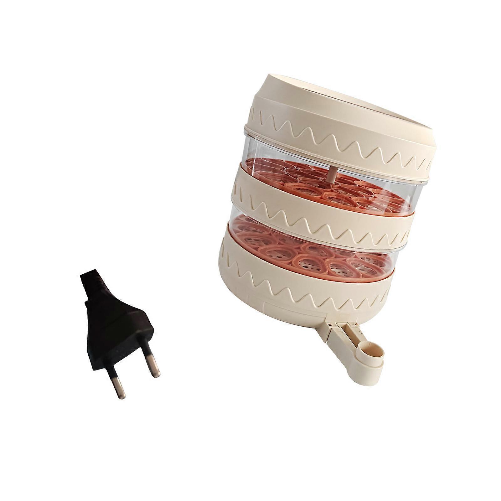 Digital Eggs Incubator with Automatic Turning Holds Up to 40 Eggs Perfect for Quail Geese and Poultry Hatching  Yellow