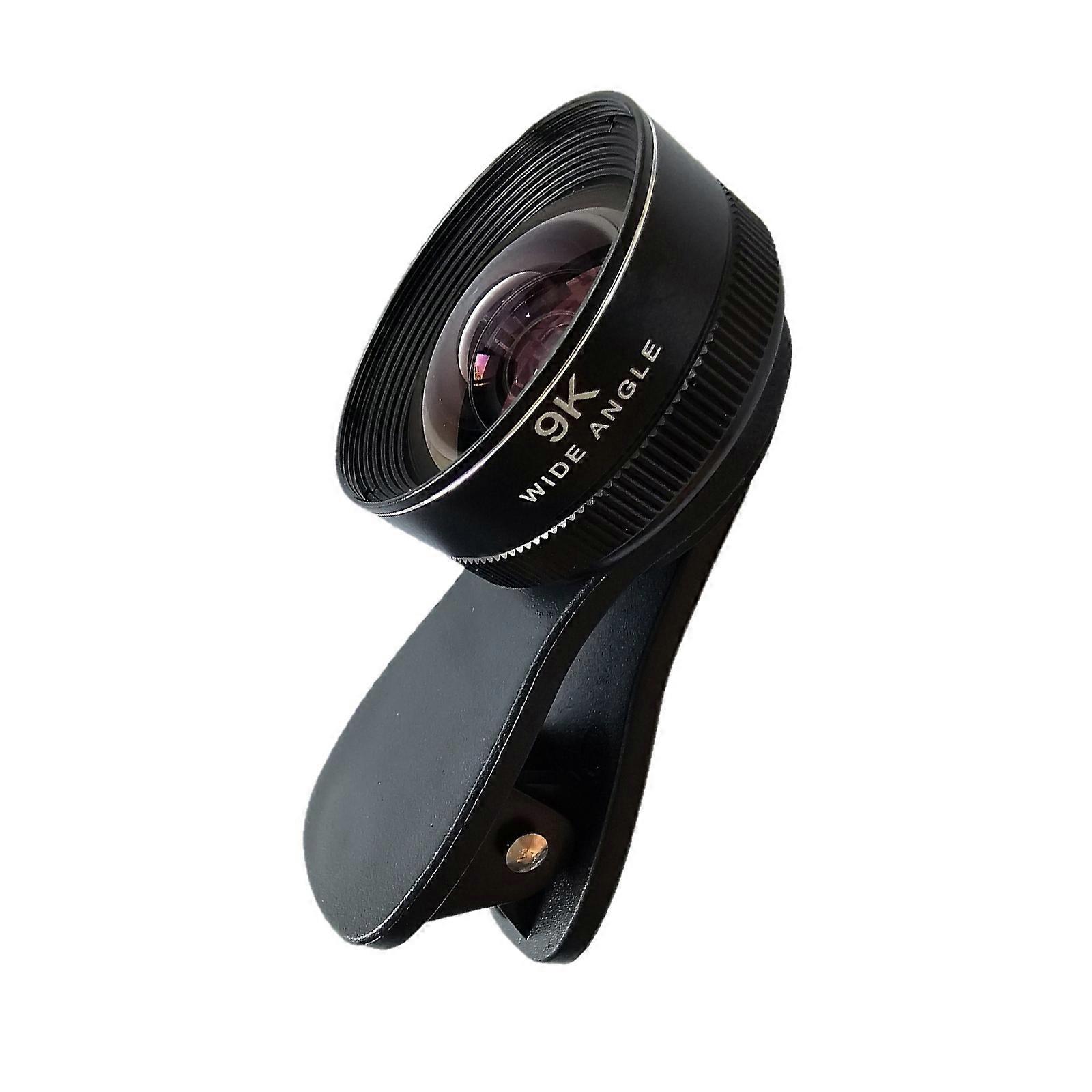 9K Superior Quality Phone Lens Wide Angle Design Scratch Resistant Layer Smooth Mountable For Most Phones Multicolor