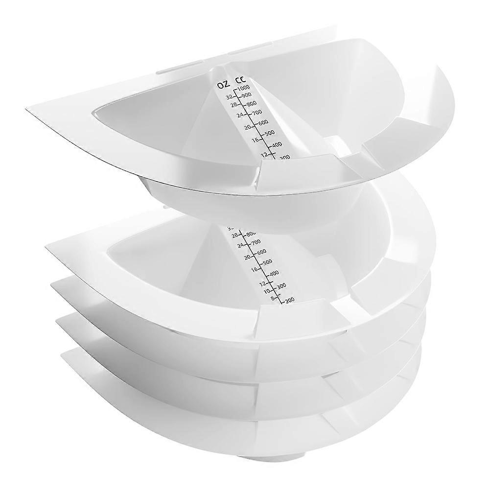 Zestaw 6 czapek do zbierania moczu do toalety, pojemniki na mocz o pojemności 32 uncji/1000 cm3, dla kobiet, dla kobiet i mężczyzn