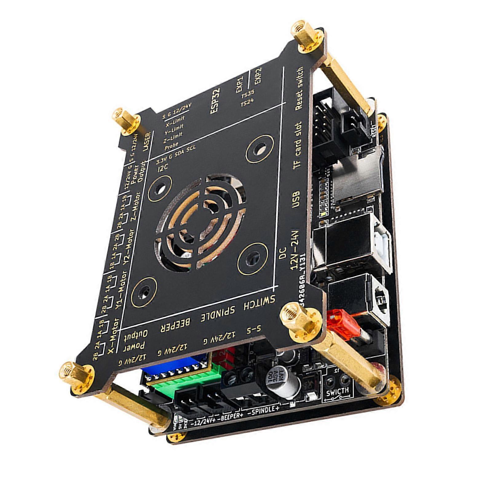 Engraver Mainboard Kit MKS DLC32 V2.1 32bits GRBL Offline Wifi Control with DLC32 V2.1 Controller Case Enclosure Multicolor