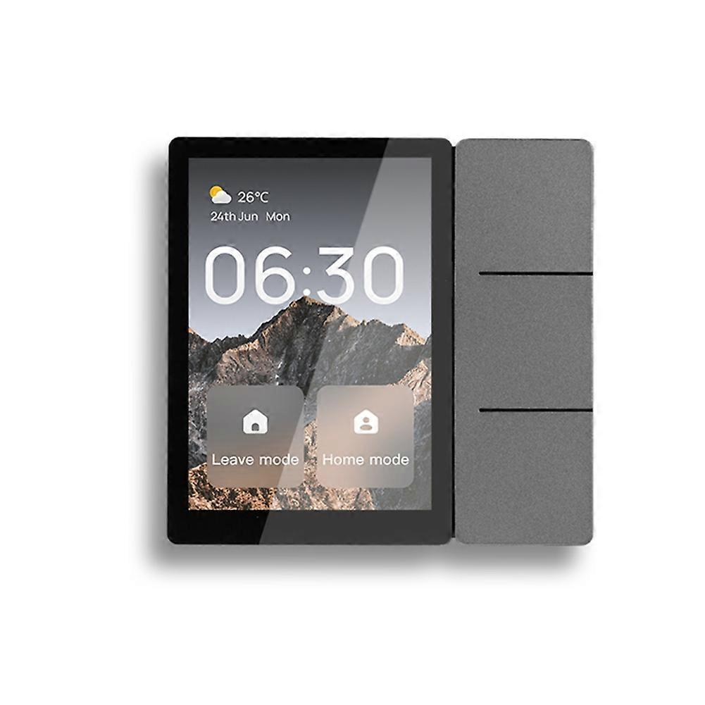Tuya WiFi 3.5-Inch Smart Center Touch Control Panel Central Screen 3 Relays Physical Buttons BT Sigmesh Hub Built-in