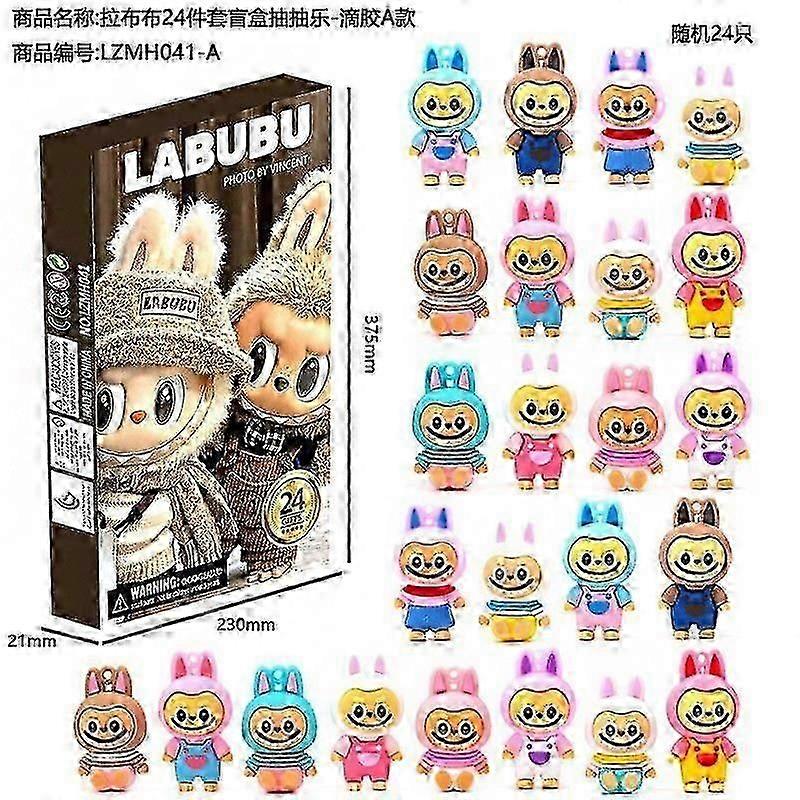 24pcs blind box Christmas advent calendar gift box Minecraft building block toys countdown small ornaments