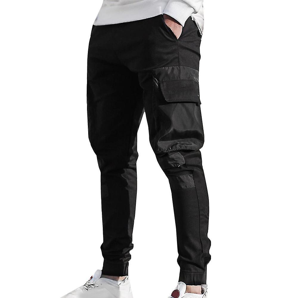 Män Casual Cargo Byxor Jogga joggare Combat Tracksuit Bottoms Byxor