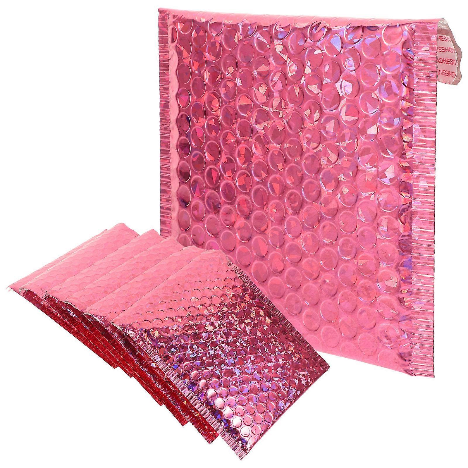 Multi-Function Shockproof Adhesive Envelopes Bubble Mailers 20Pcs Rosy Color