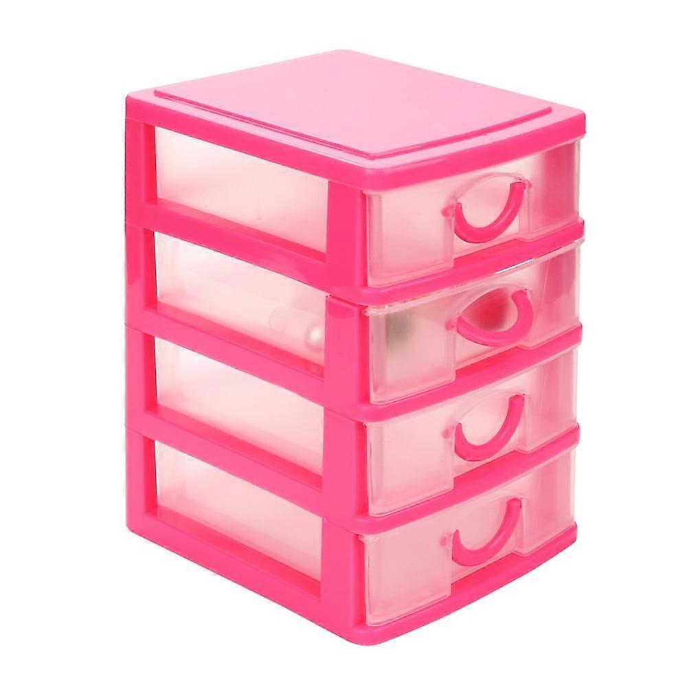 Yakbaofuo Durable Plastic Mini Desktop Drawer Sundries Case Small Objects Home Textile Storage
