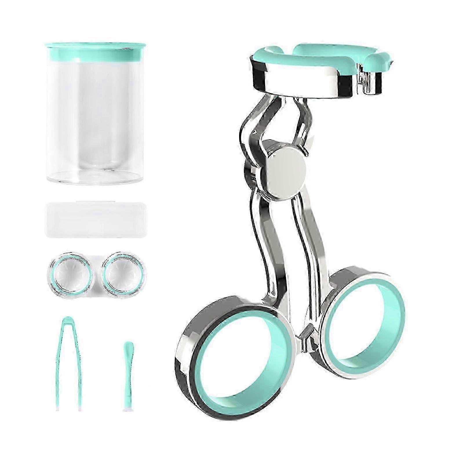 1 Set Contact Lens Aid Contact Lens Insertion And Remover Tool High Elasticity Silicone Center Axis Control Comfortable Handle