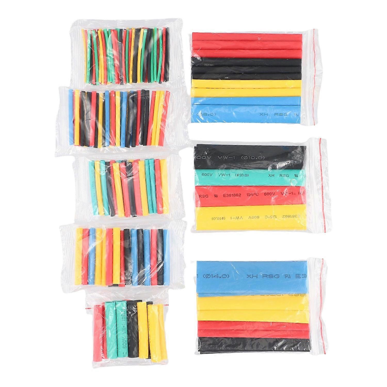 BEST 164Pcs/Pack Cable Management Sleeve Wire Protector for Various Cable Protection