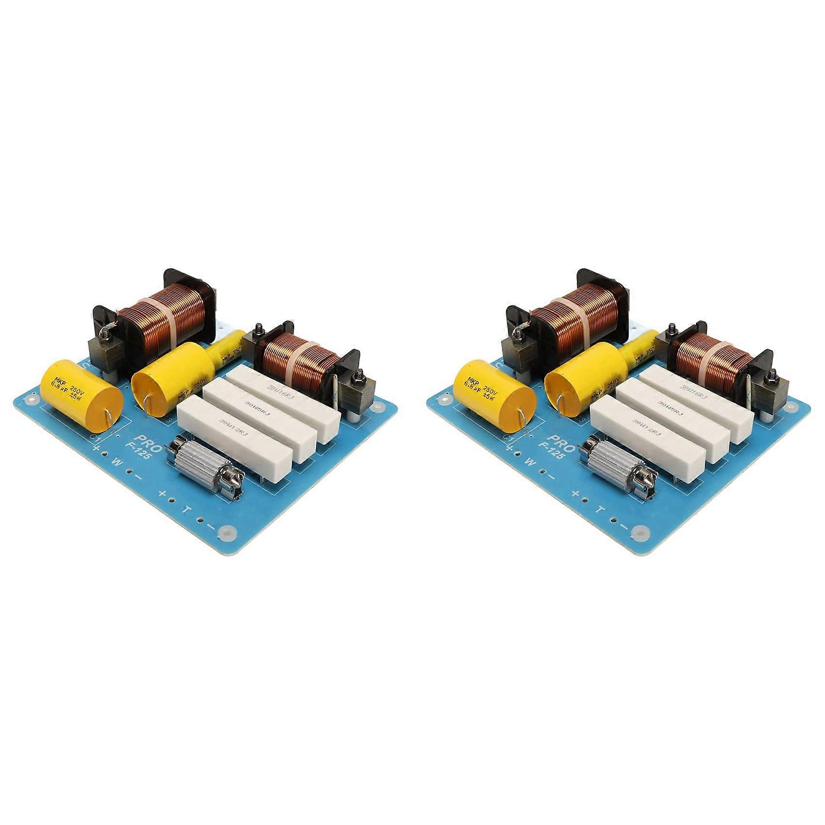 2X 2 Way Crossover 800W Maximum Professional Frequency Divider for Stage Conference Speaker