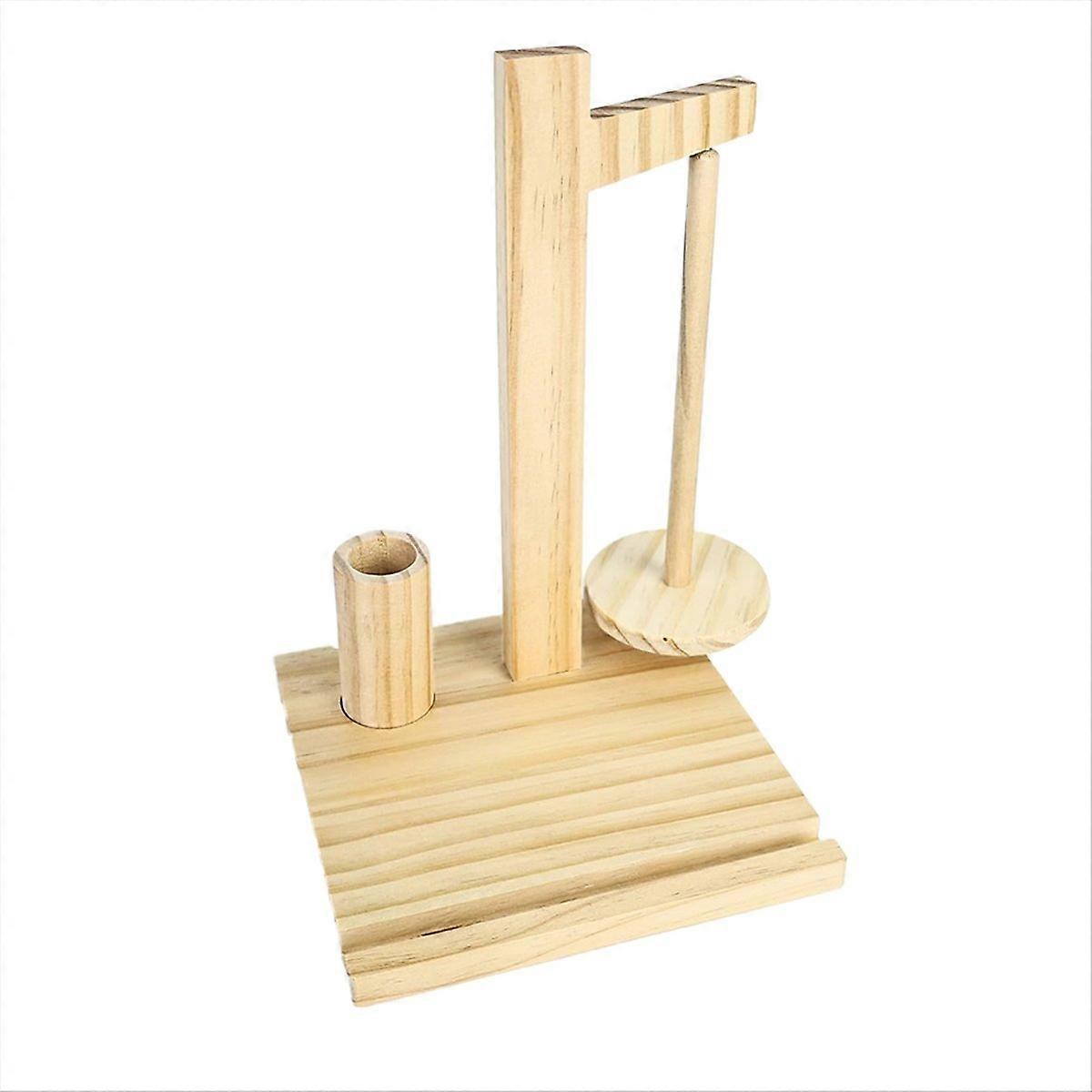 Garnholder i tre, telefonstativ, garnholder i tre