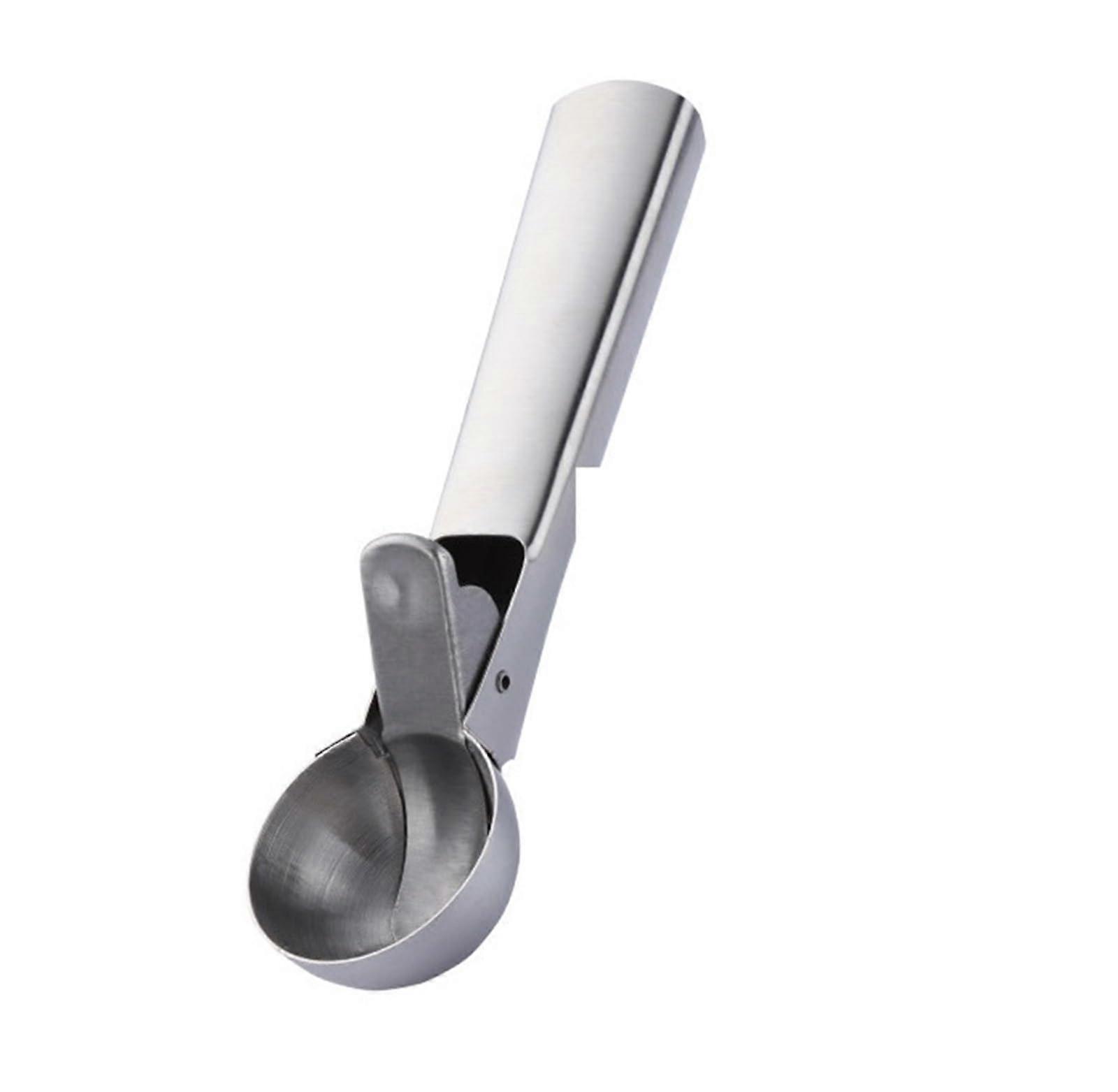 5Pcs Stainless Steel Ice Cream Scoop with Trigger Release and Antifreeze Handle for Gelato