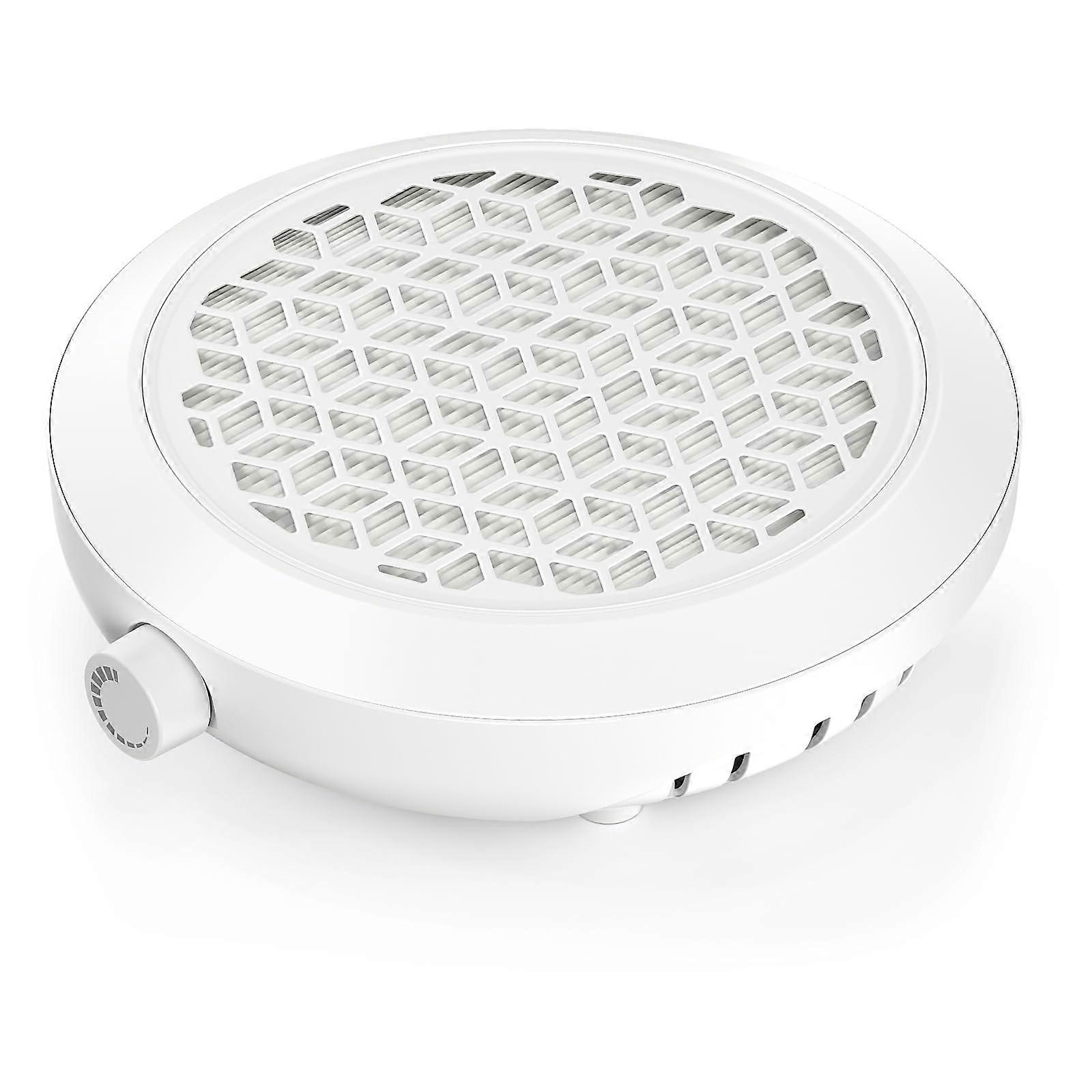 Nail Dust Collector with Adjustable Suction and Reusable Filter for Acrylic Nails Salon and Home