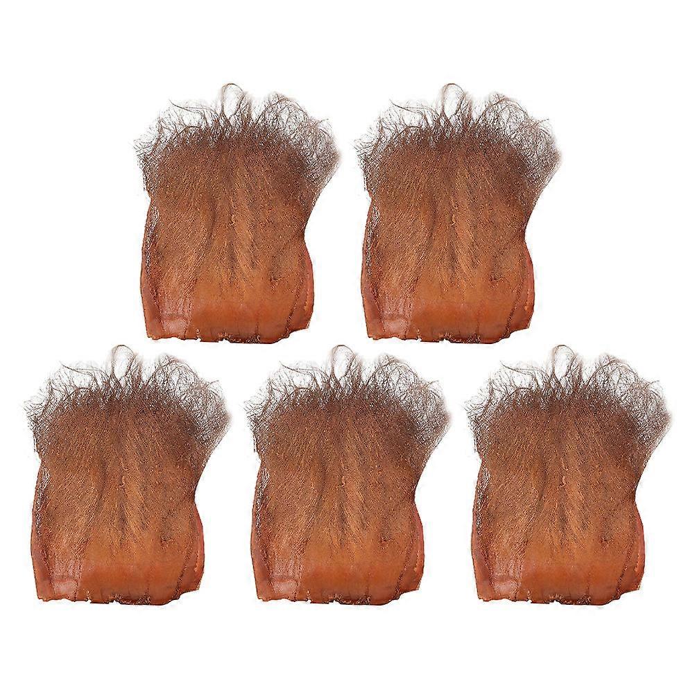 5Pcs Sewer Tube Tree Bark Decor for Pipe Decoration Light Brown Material