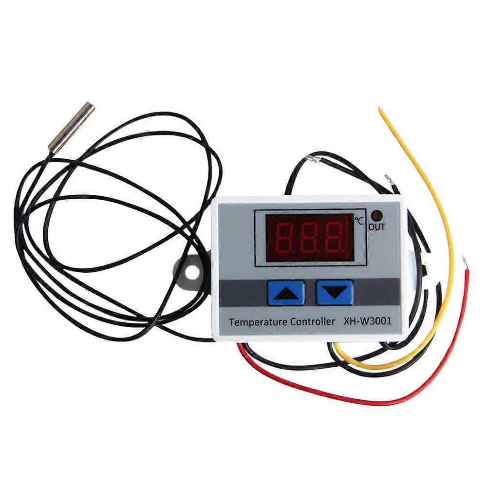 12V 120W Programmable Thermostat Smart Digital Thermostat Cooling and Heating Temperature Controller for Central Air Conditioner Fan Coil Units (White