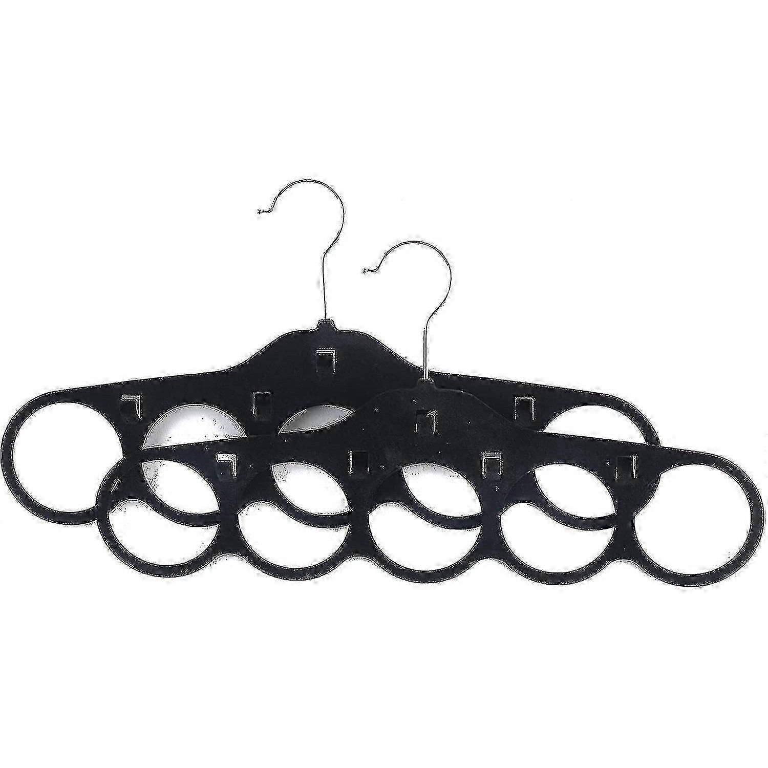 Black Scarf Hanger With Non-slip,2pcs