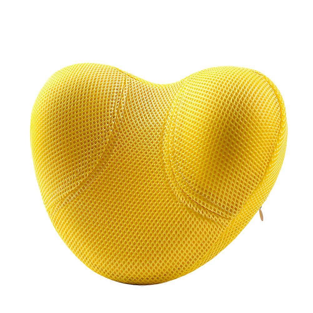 Cervical Pillow Neck Support Cushion for Sleeping Use 2Pcs Yellow