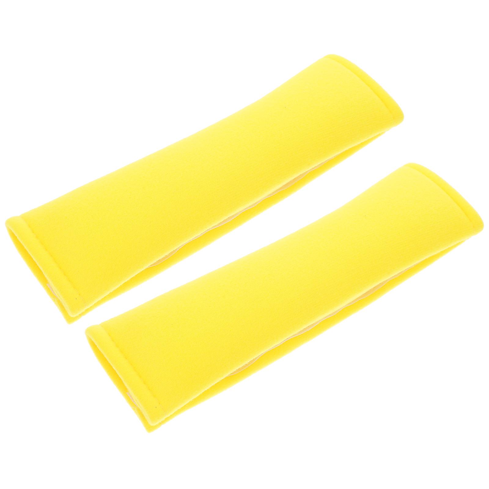 Yellow Cover Pad for Comfortable Driving Universal Accessory