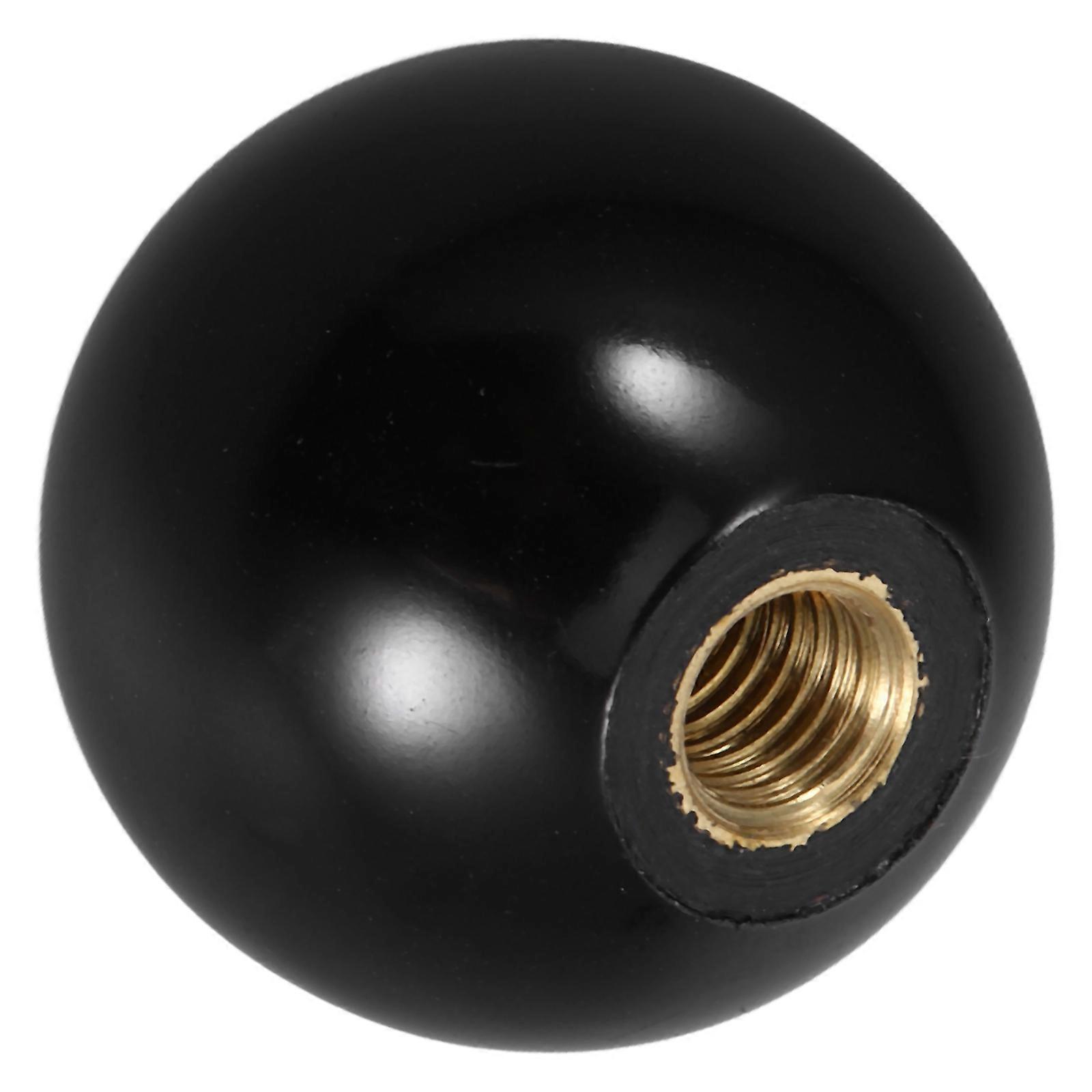 Universal Ball Knob For Joystick Controller Precision Control Gaming Enhancement 3.20X3.20X3.20CM Black Plastic Copper 1Pack