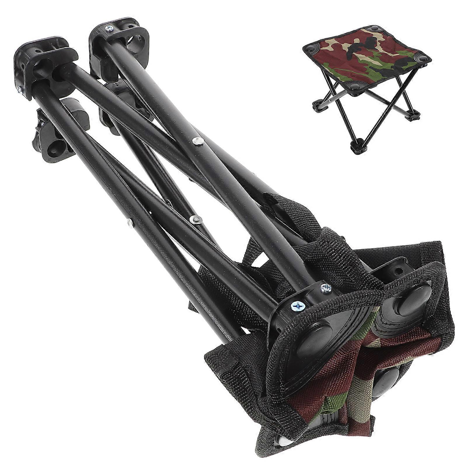 Camouflage Folding Stool for Outdoor Leisure Use