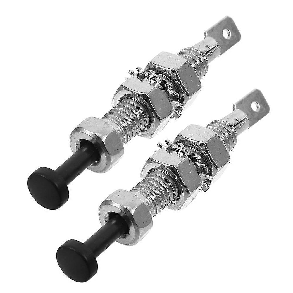 Adjustable Car Door Light Switch with Hood Alarm Function 2Pcs Pack