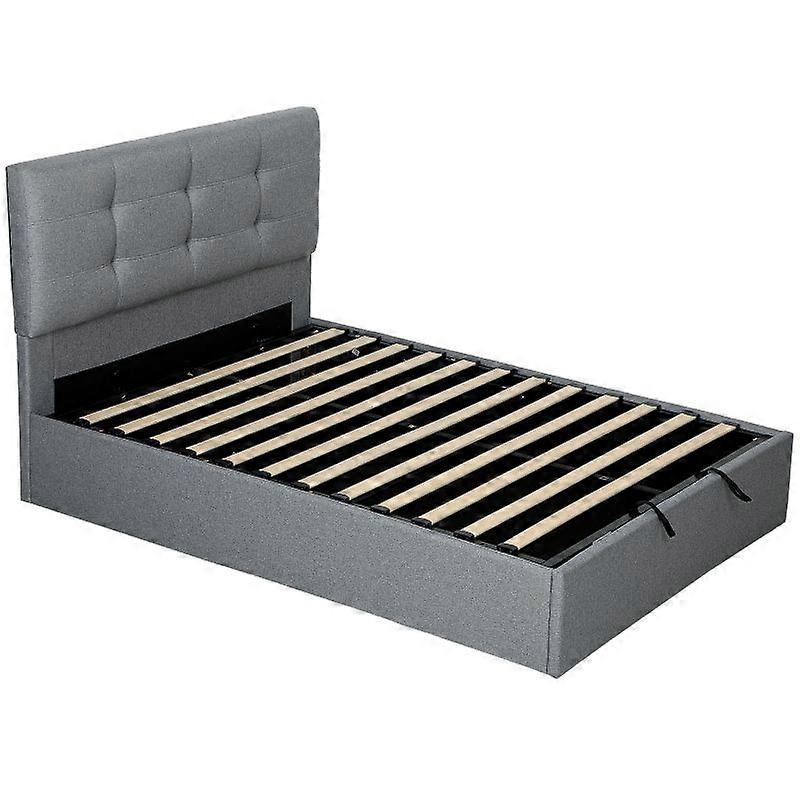 4.6ft Double Ottoman Bed with Gas Lift Storage System