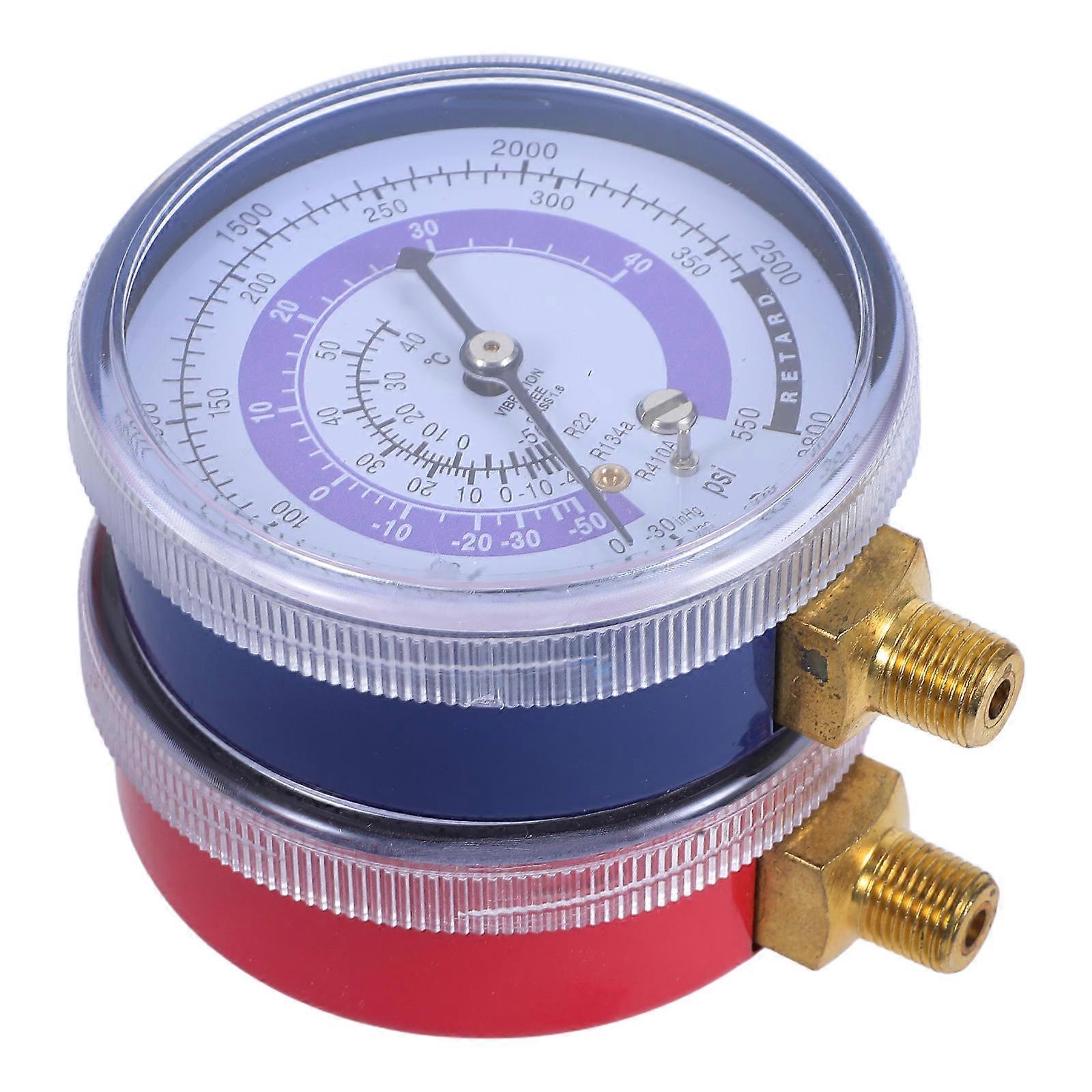 Low High Pressure Gauge for Testing 2Pcs
