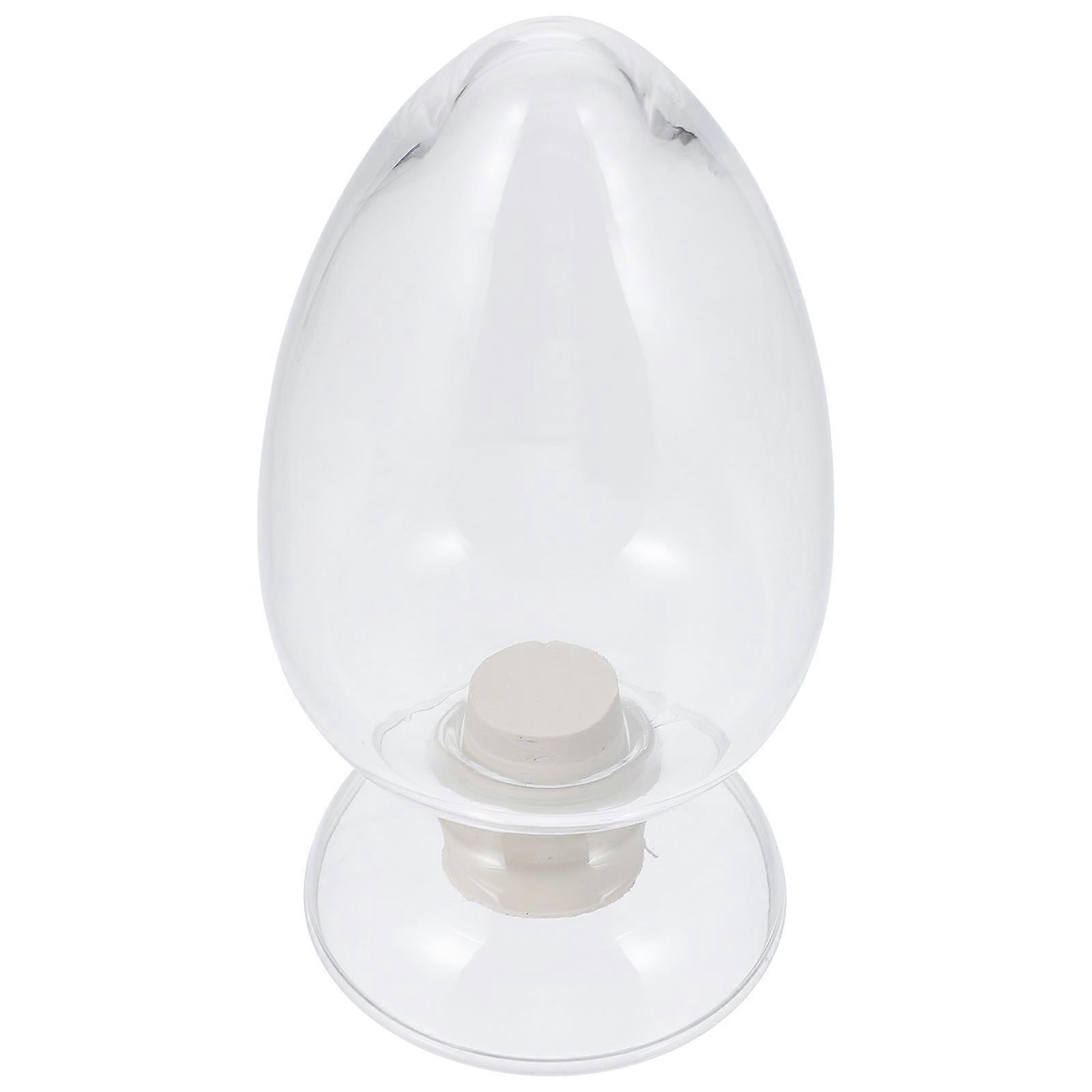 Laboratory Sample Bottle Glass Conical Bottle with Stopper 1Pcs for Laboratory