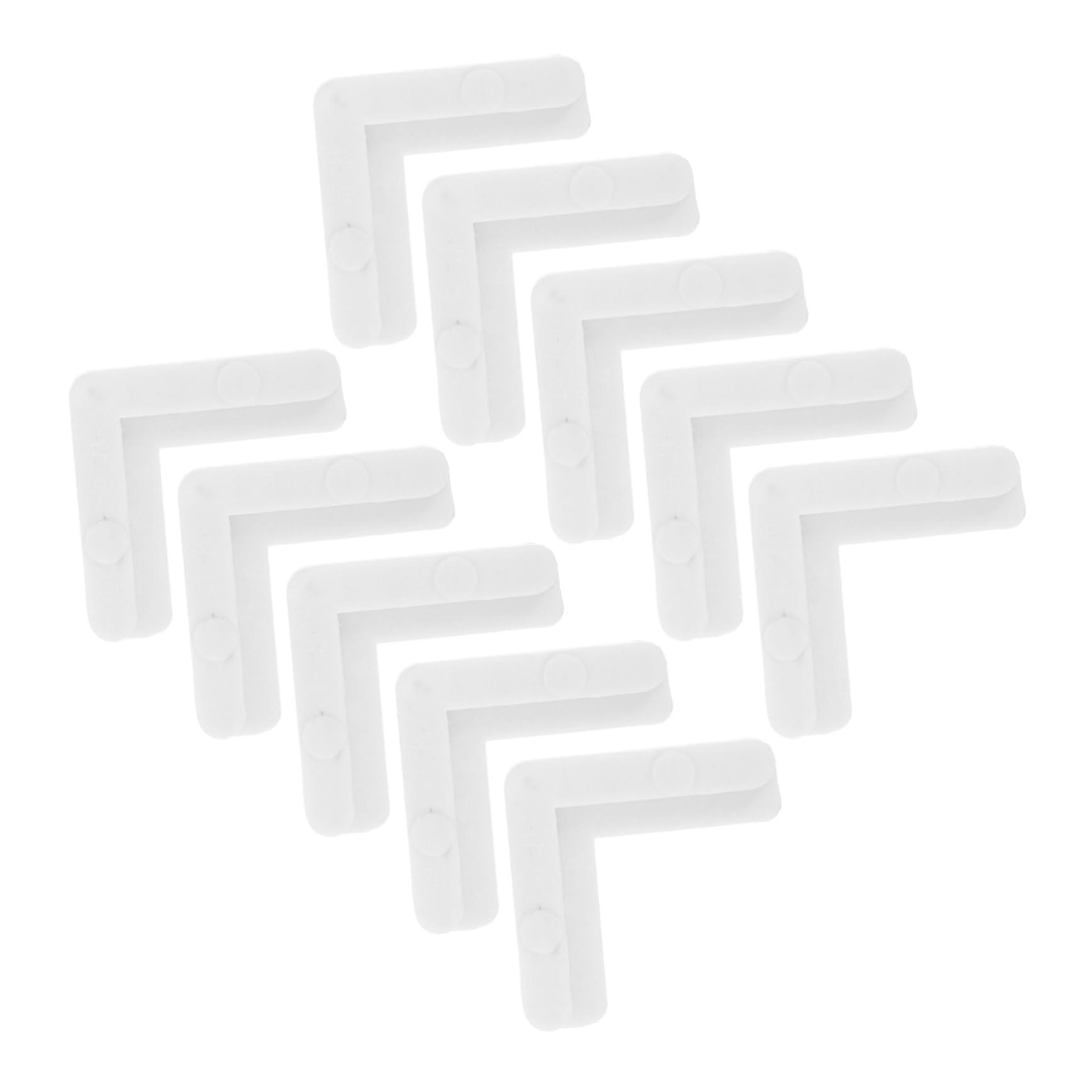10pcs Durable Plastic Window Screen Corner Brackets Easy Install Right Angle Frame Supports