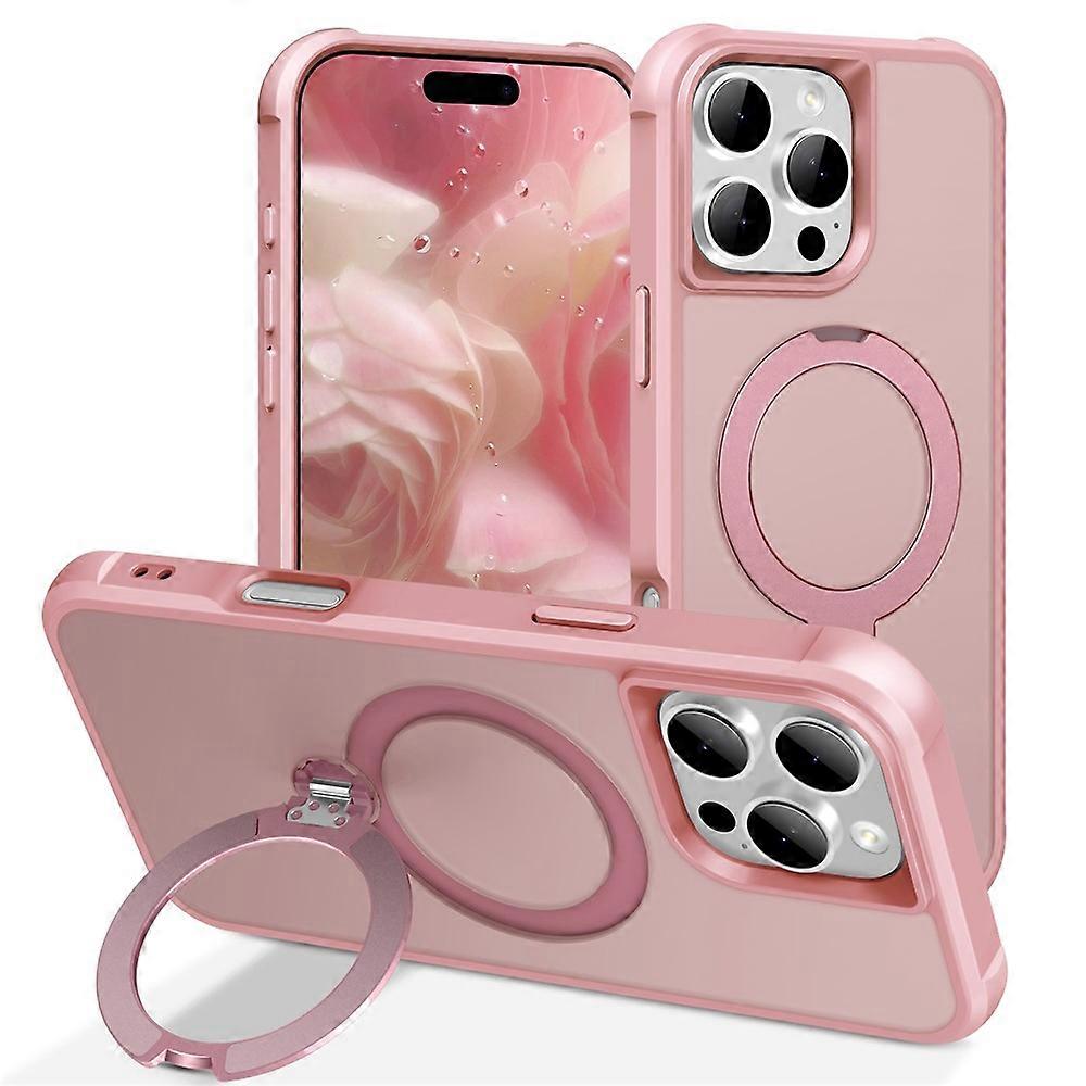 Compatible For iPhone 16 Pro Max Case Compatible with MagSafe Kickstand TPU PC Shockproof Phone Back Cover