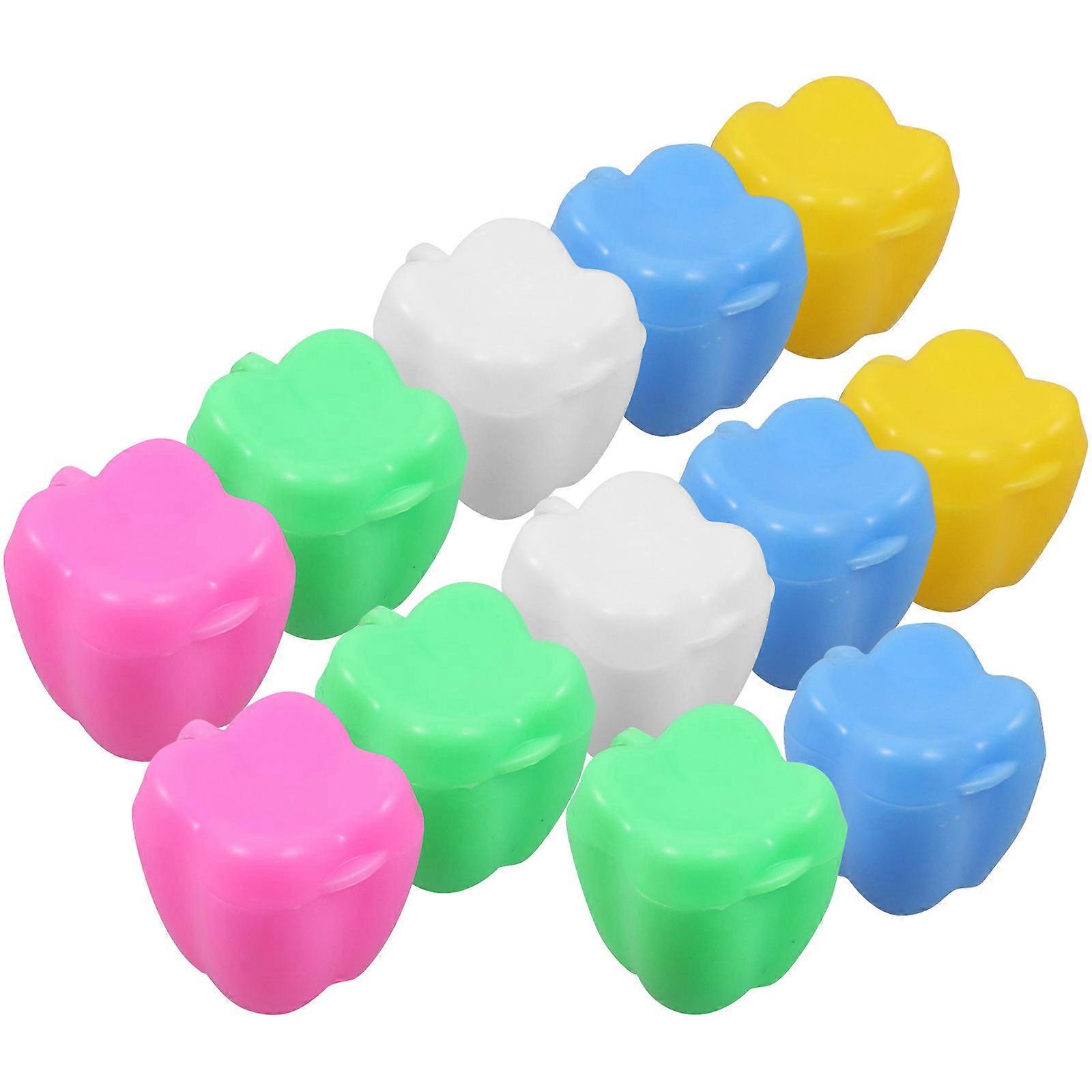 Baby Tooth Keepsake Box for Storage 48Pcs Assorted Color Case