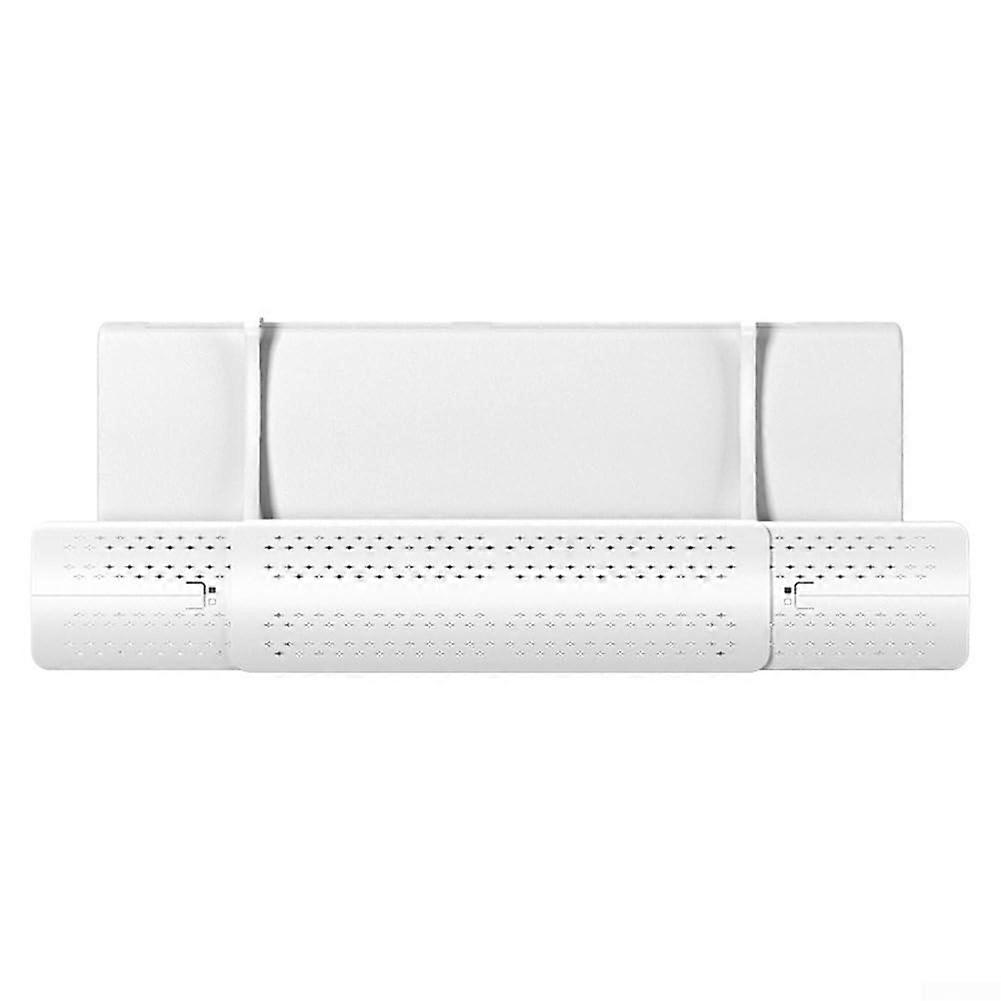 Air Conditioner Deflector Wall Mounted Adjustable Telescopic 5595cm Energy Saving White