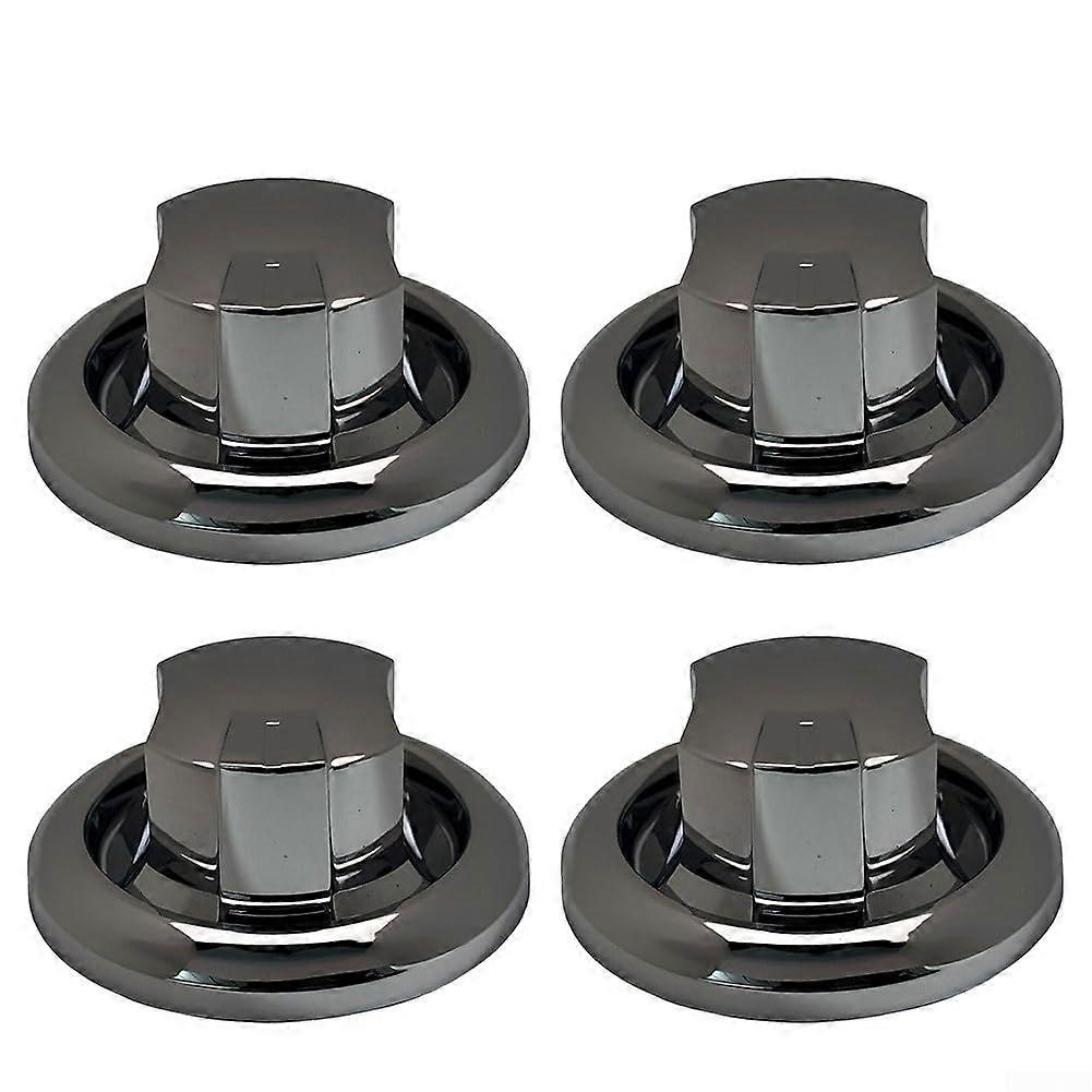 Gas Stove Knobs 48mm HeatResistant Cooker Replacement with Base for Universal Precise Control