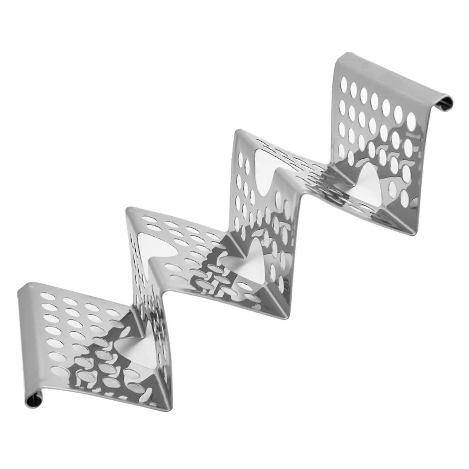 4 Pack Stainless Steel Taco Holder Stand Keeps Tacos Upright Oven Grill Dishwasher Safe Stackable