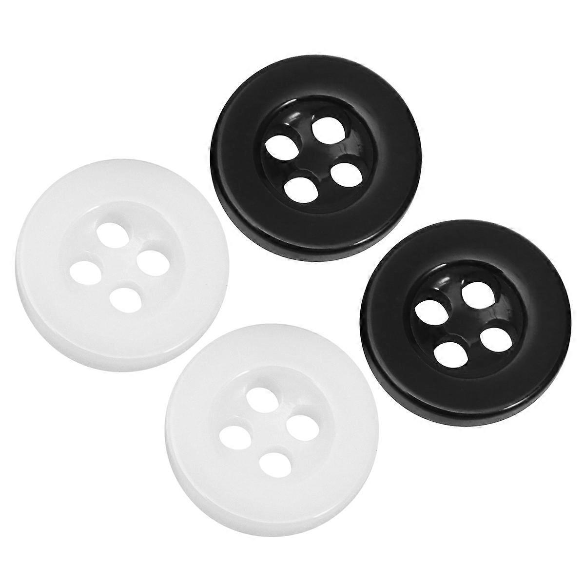 Clothes Making Press Resin Clothes Button for DIY Fastener 4 Bag 40Pcs