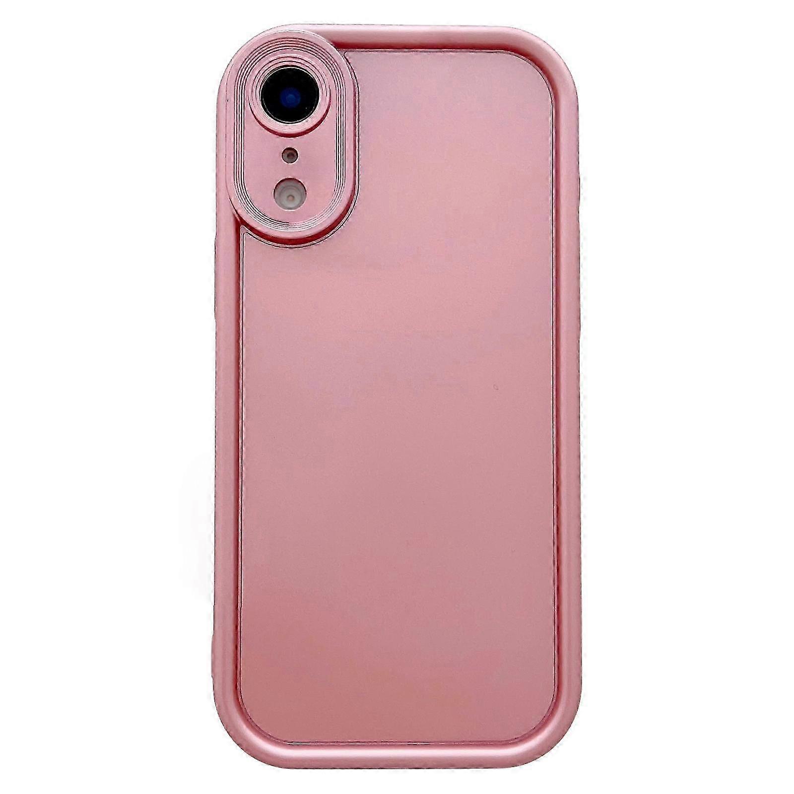 2026 Solid Color Metallic Paint Precise Hole TPU Phone Case
