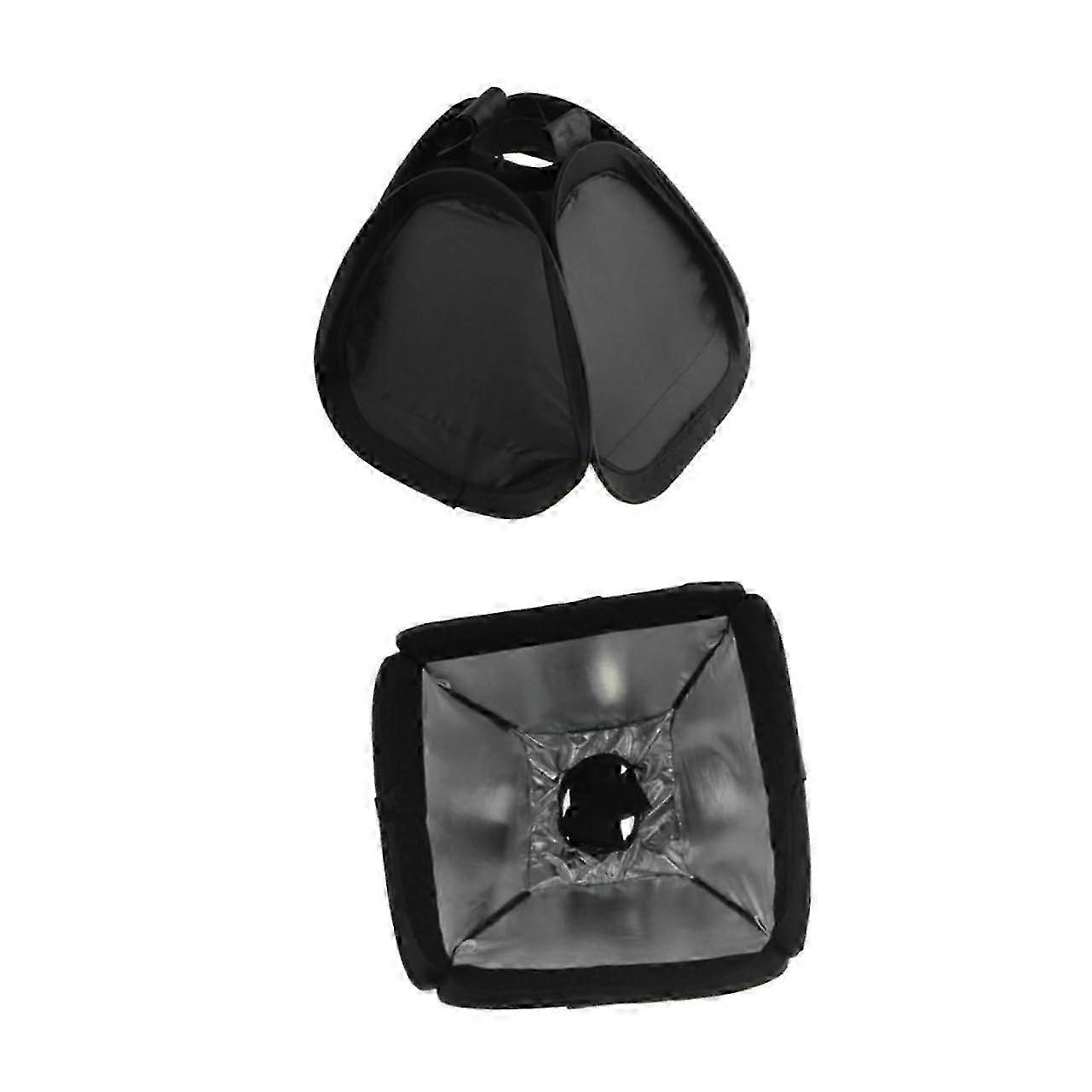 26-27 Camera Speedlight Flash Diffuser Softbox Diffuser Cloth Material Black for Studio and Outdoor Photography