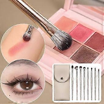 Professionelles Augen-Make-up-Pinselset, Lidschatten-, Augenbrauen- und Verblendpinsel-Sets 25-26