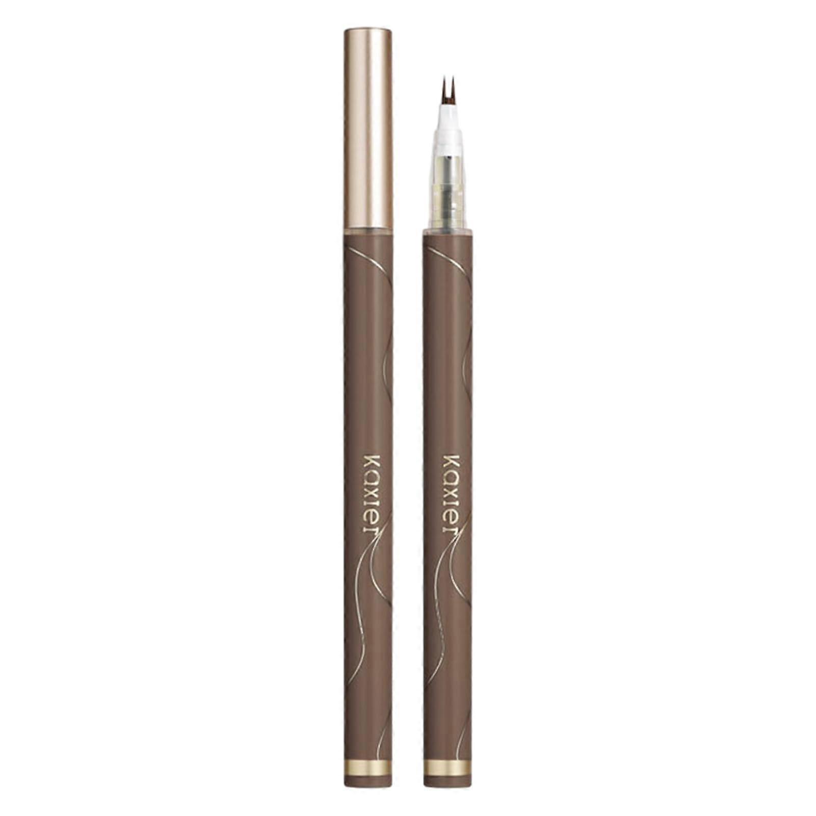 Liquid Eyeliner Pen Dual Tip Waterproof Slim Pencil for Lower Lashes Precise Eye Makeup