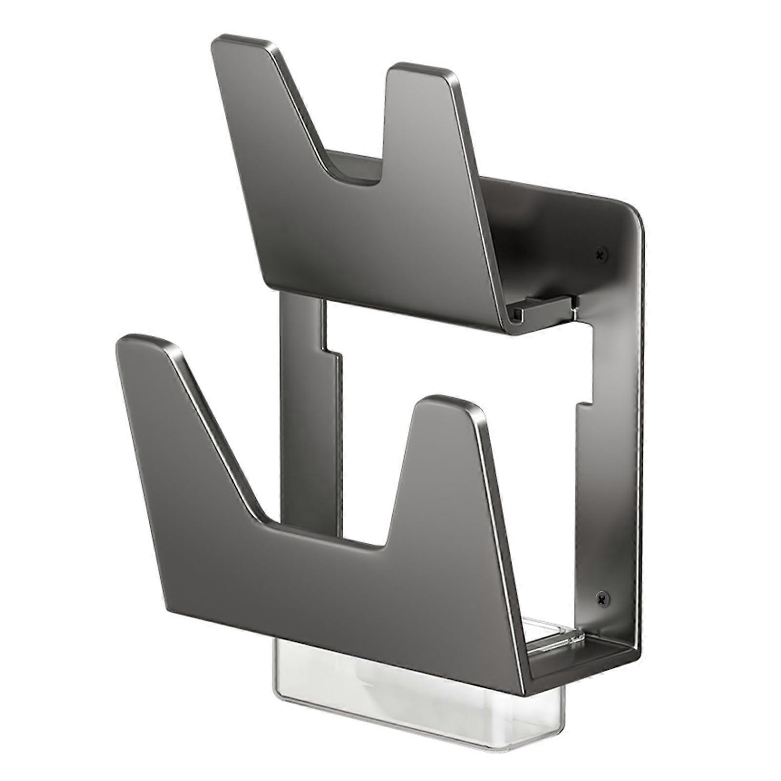 Efficient Kitchen Organizers For Pot Lids Featuring Double Layer And Detachable Drip Catcher Countertop Placement Multicolor