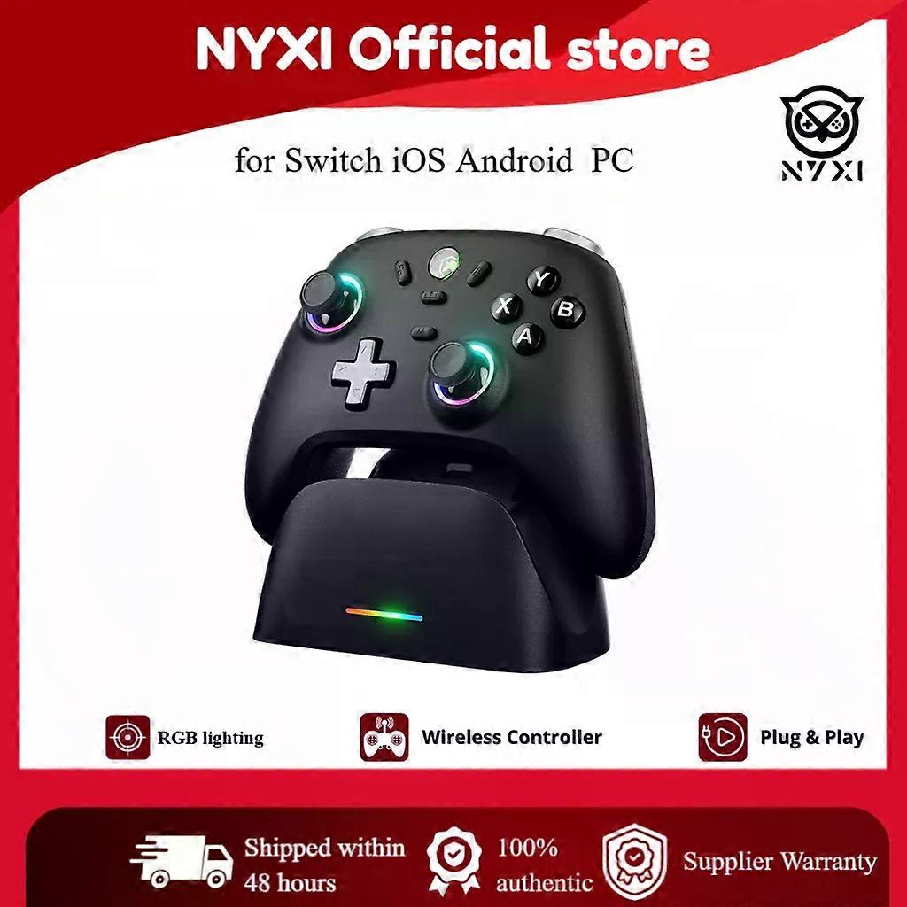 Wireless pro Controller Set for Switch2 Android IOS with Vibration Function Battery Black Joystick for Gaming