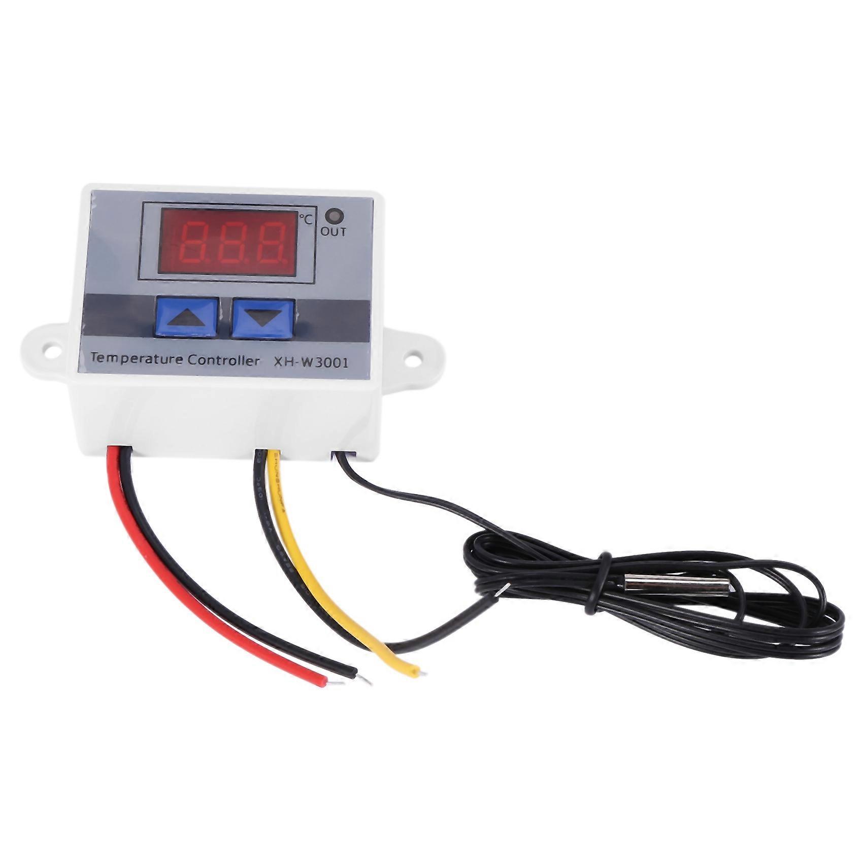 220V Digital LED Temperature Controller 10A Thermostat Control Switch Probe 
