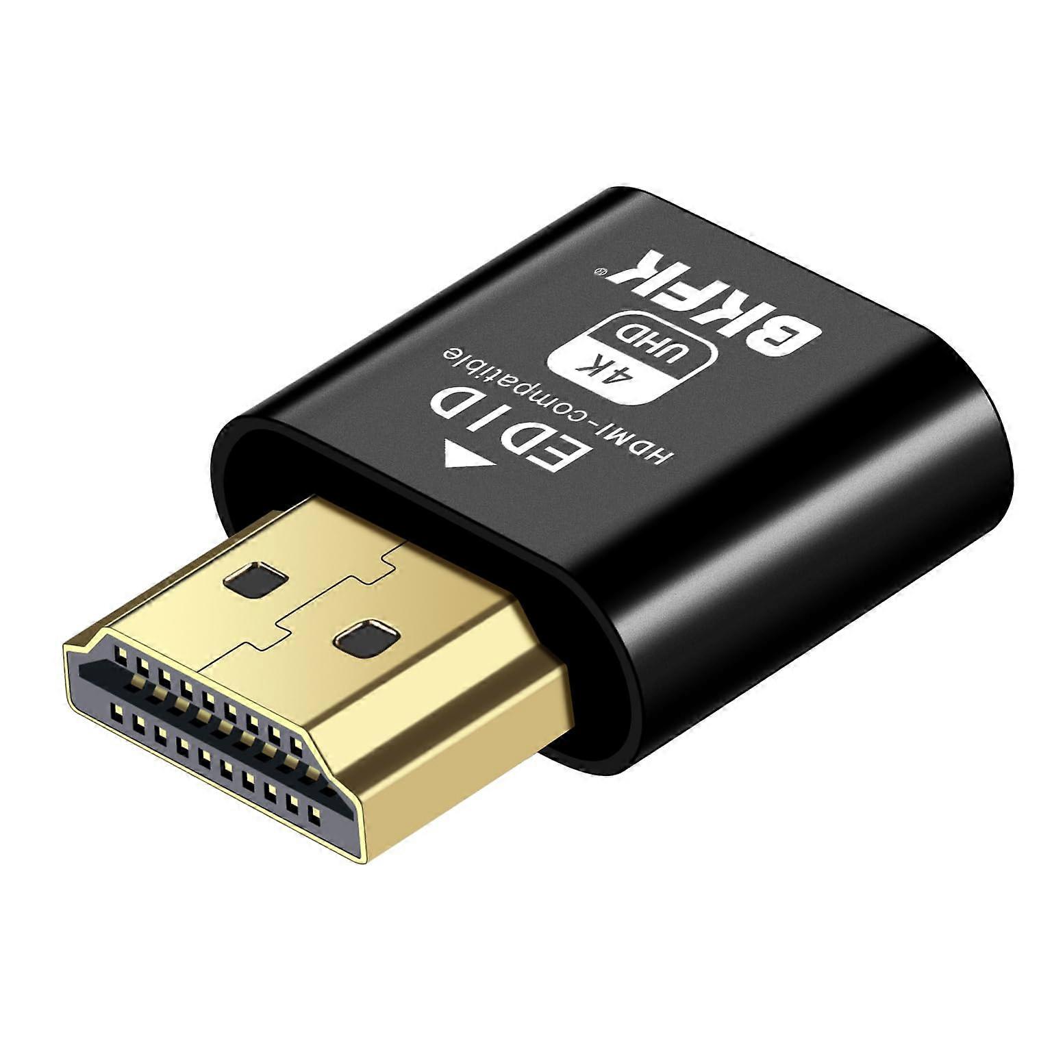 HDMI Dummy Plug 4K 60Hz Headless Display Adapter Boosts GPU Performance Plug and Play 1 Pack