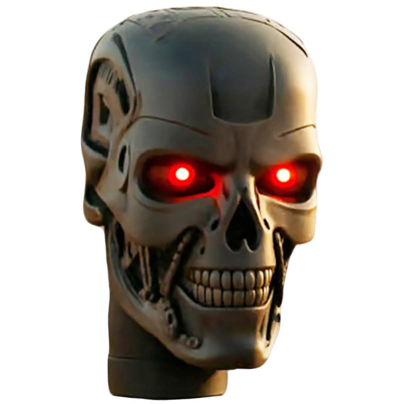 LED Skull Snorkel Cap with Light for OffRoad Vehicles, Quick Installation, Night Visibility