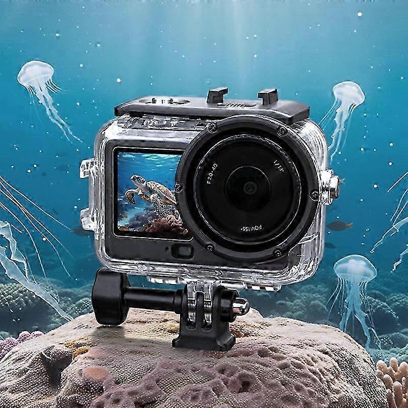 60m Waterproof Diving Case for Action Camera, Underwater Protective Shell for Osmo Action 6