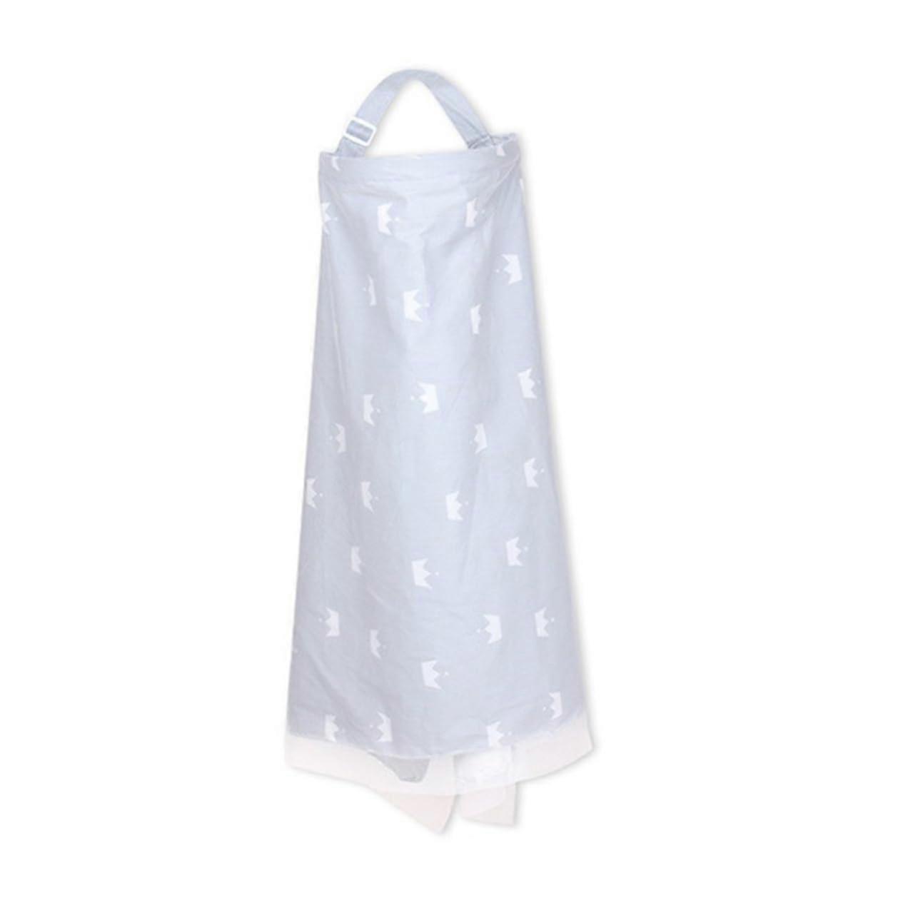 Breathable Multiuse Nursing Cover for Breastfeeding, Stroller and Car Seat with Generous Coverage