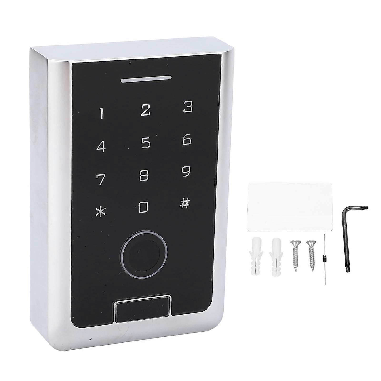 Outdoor Fingerprint Keypad Door Lock with Card Access, Multiple Unlock Methods, Weatherproof IP66