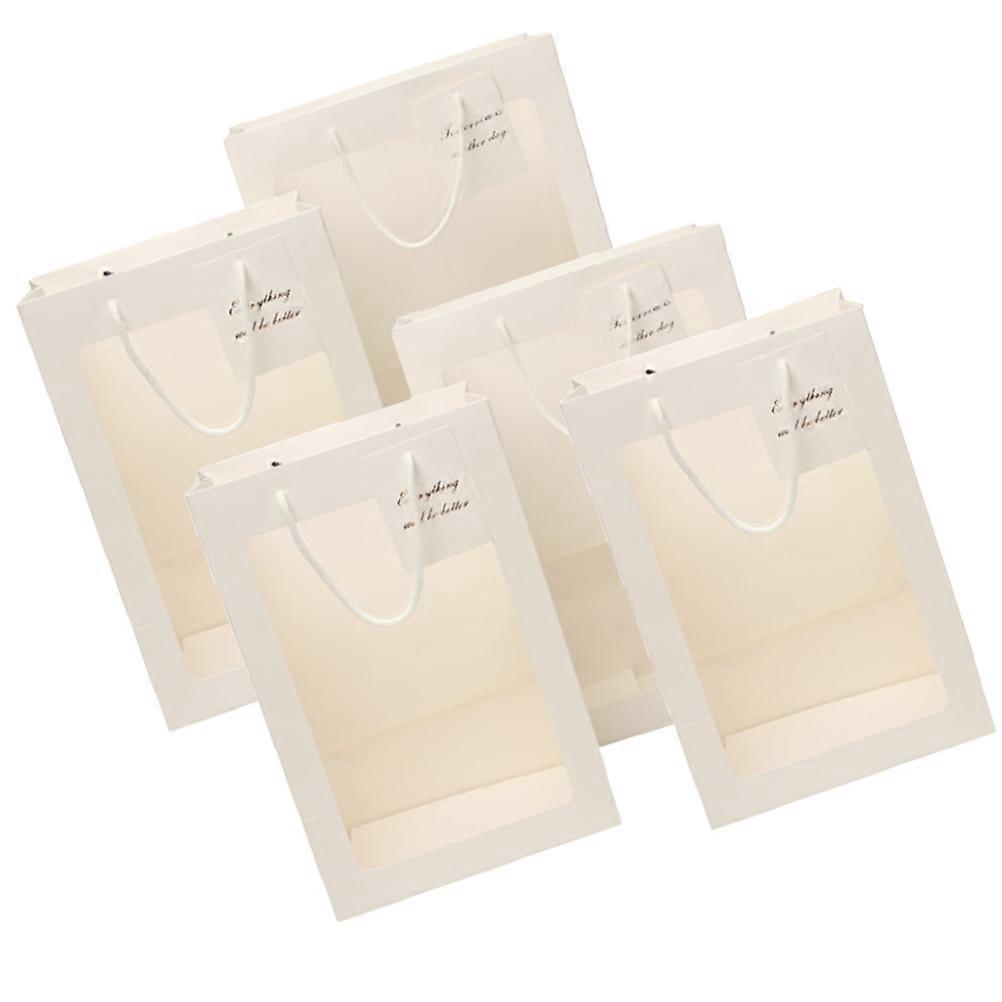 Handheld Gift Bag for Storage 5Pcs Portable Window Bags