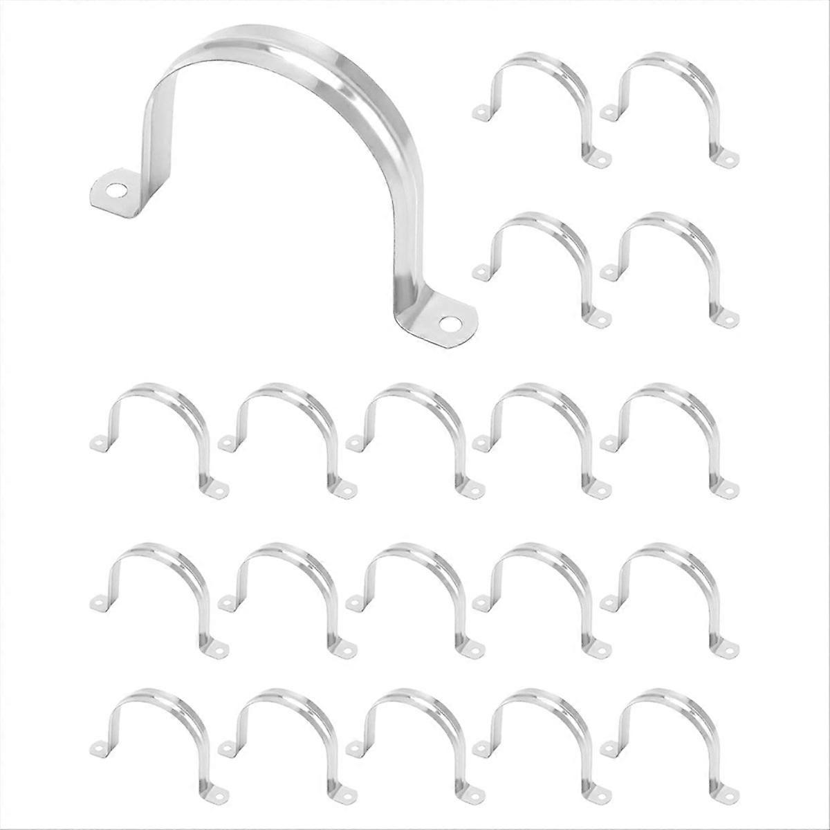 3Inch Rigid Pipe Strap Clamp,20 Pack Strap-U Bracket Tube Clip