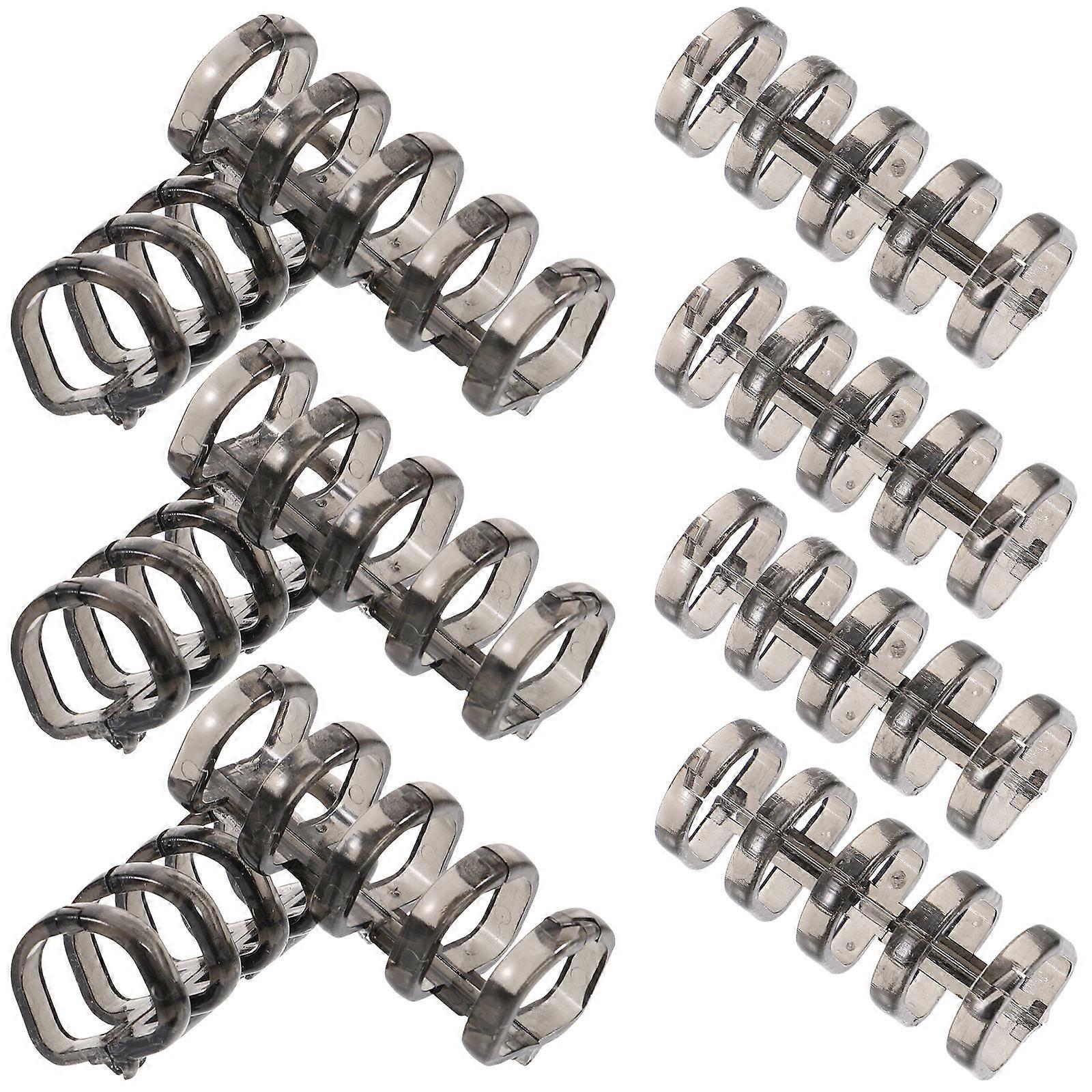 Loose Leaf Binder Rings 5-Hole Plastic Binder Rings for 30Pcs