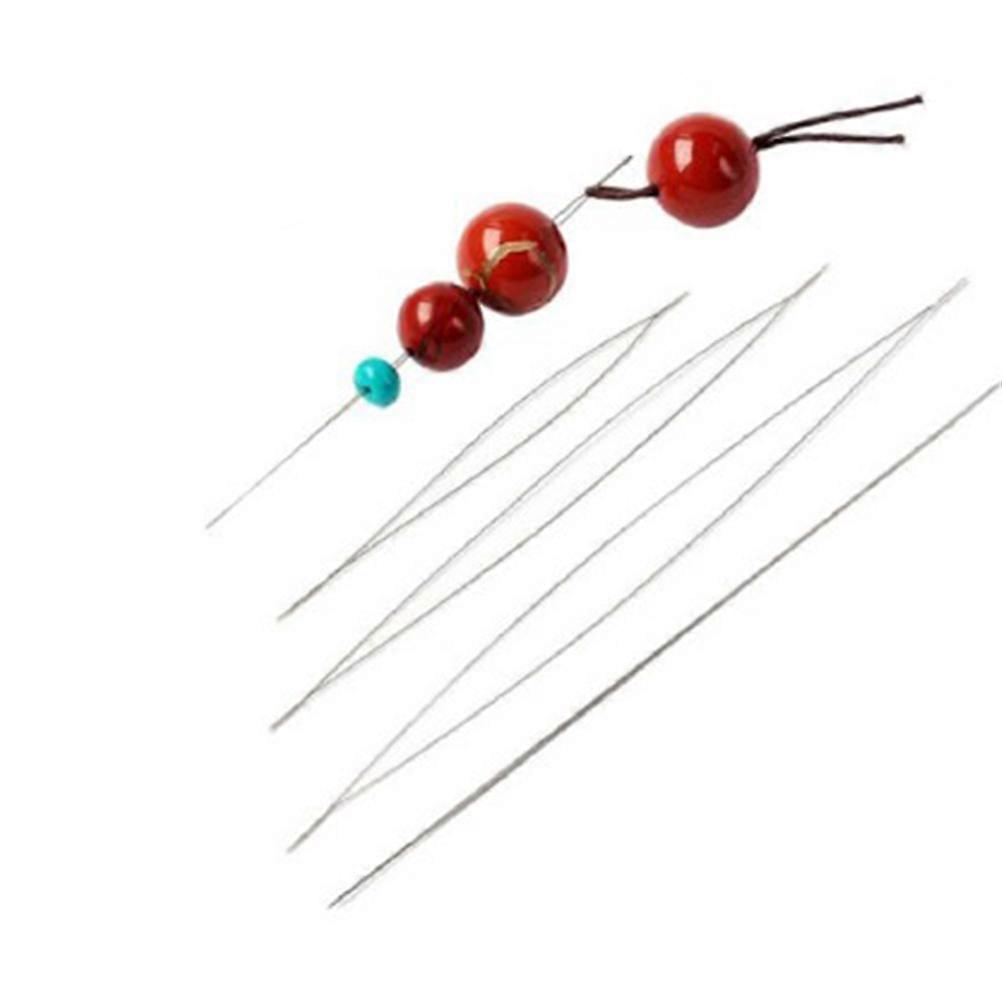 Stitching Needle 10Pcs Beading Threaders Set for DIY Jewelry Making White