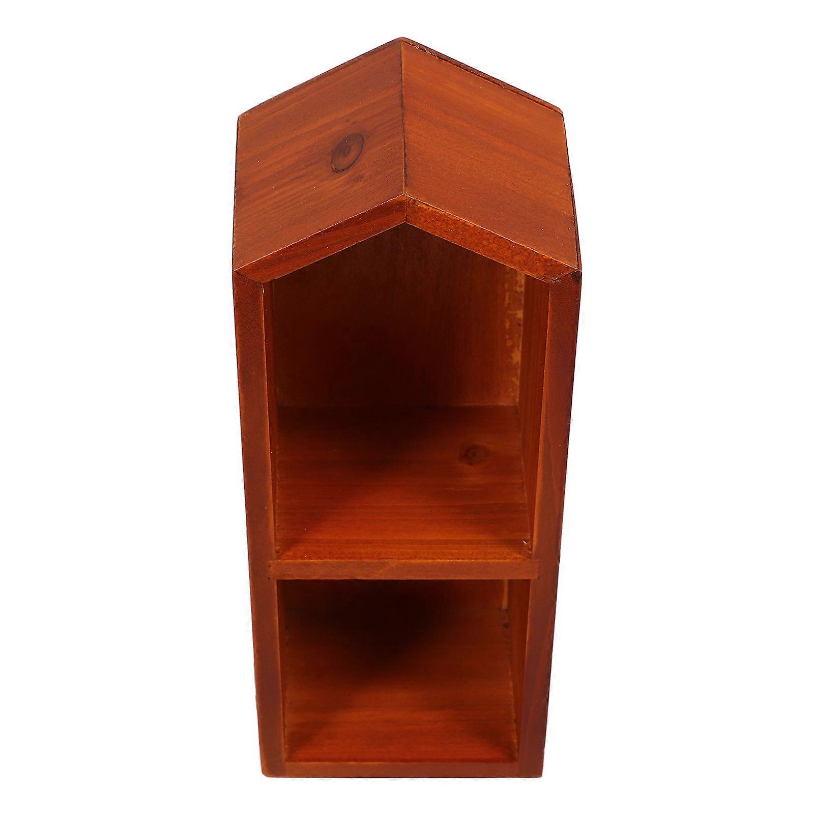Wooden Collection Display Rack Tabletop Stand for Model Display